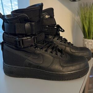 Women's Nike SF Air Force 1 High Triple Black